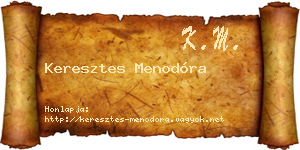 Keresztes Menodóra névjegykártya